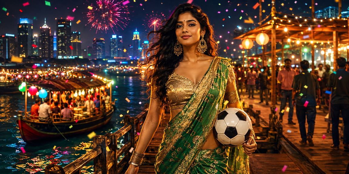 সুন্দরবন ফুটবল বেটিং নাইট মার্কেটের দৃশ্য